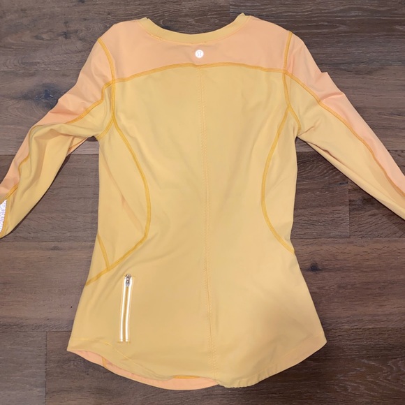 Yellow Long Sleeve Lululemon Shirt - Picture 2 of 2